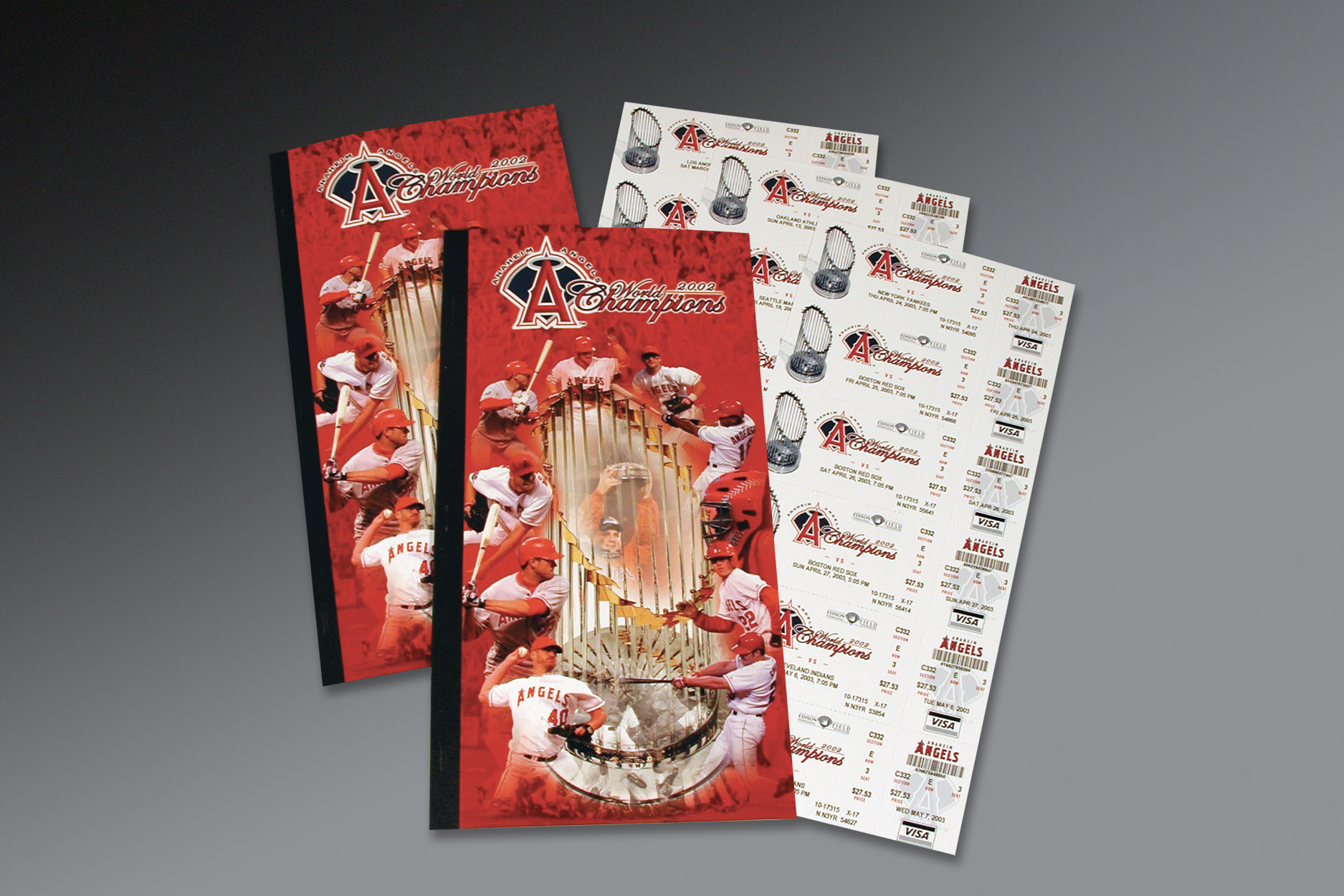 angels baseball season ticket brochure design