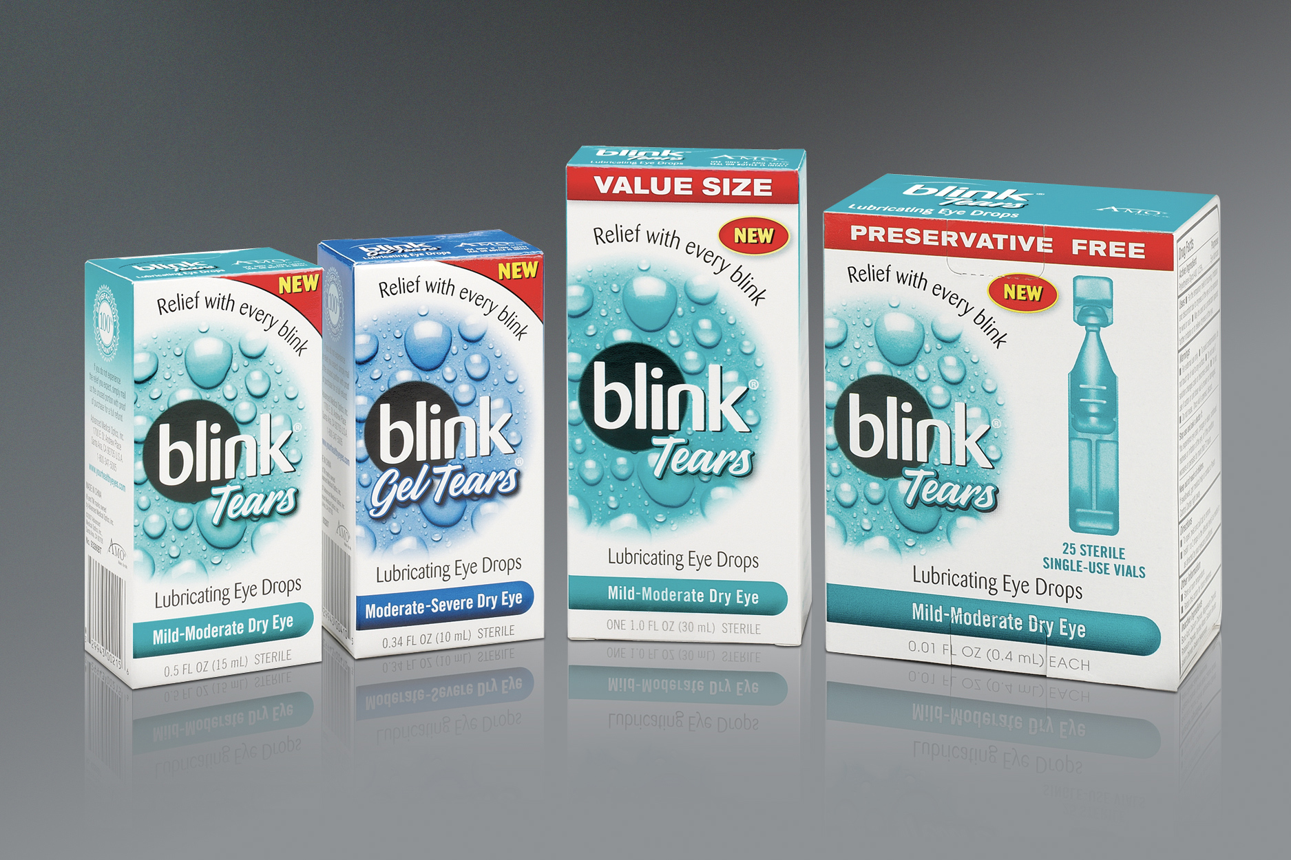 blink tears packaging design