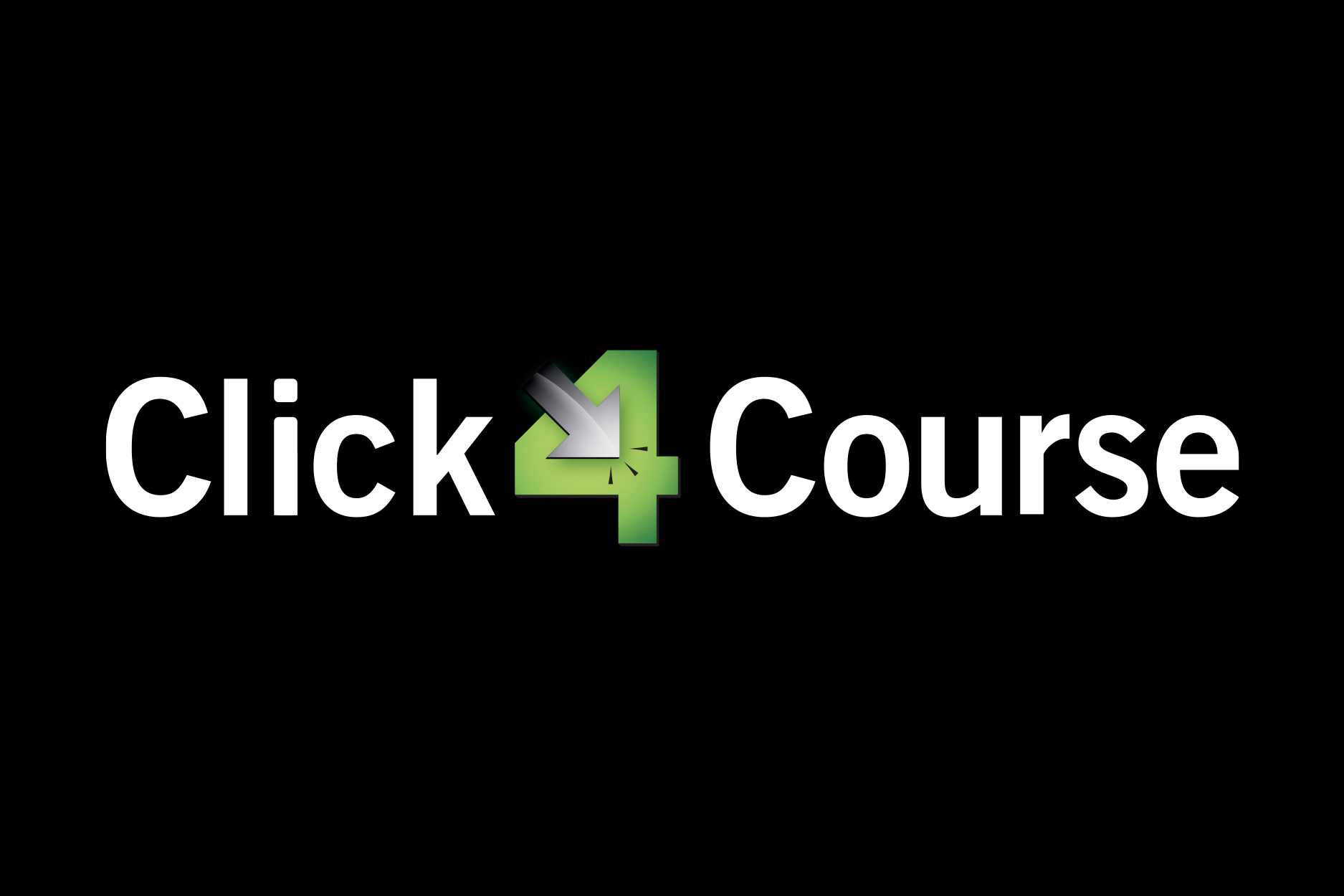 click 4 course logo design