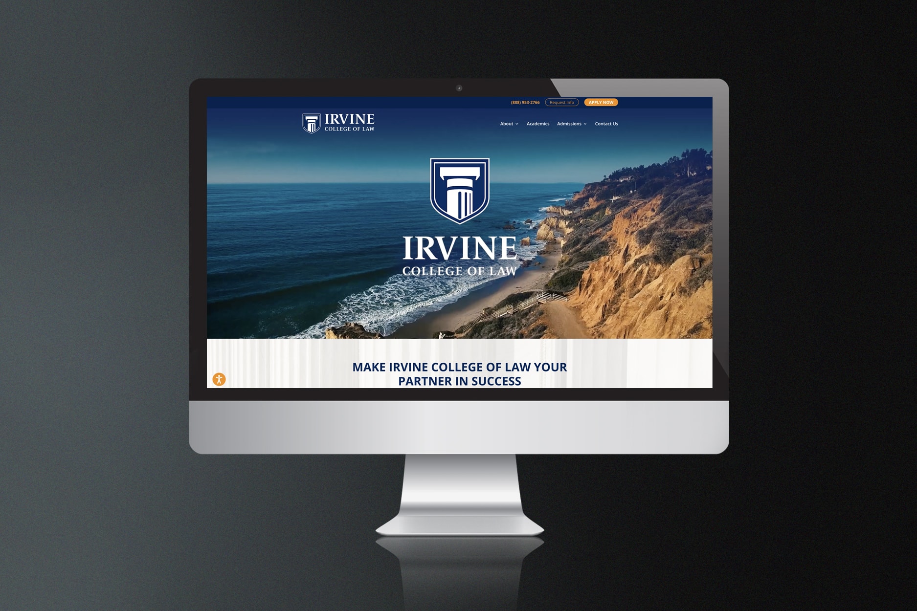 irvine college of law website design