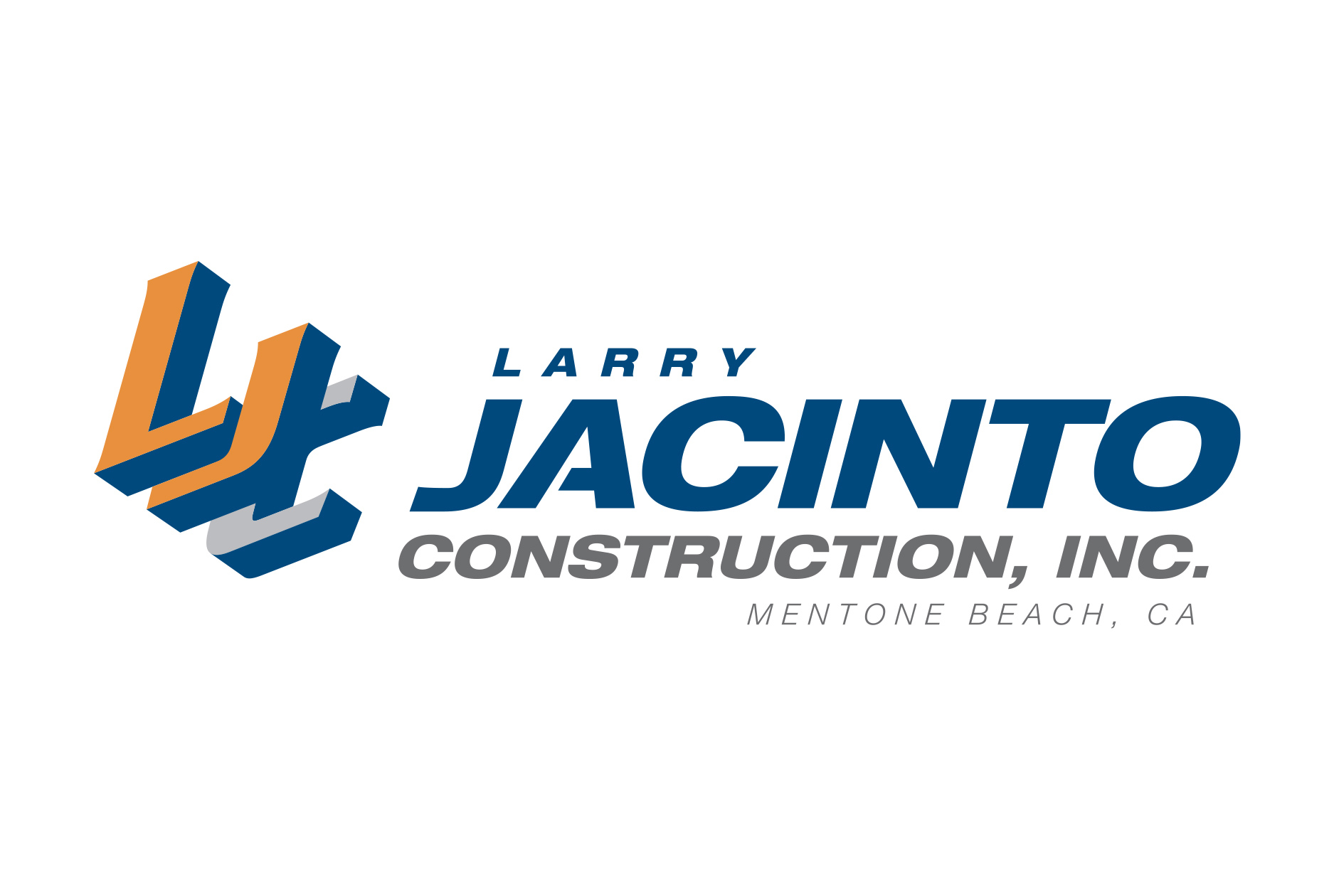larry jacinto construction logo design