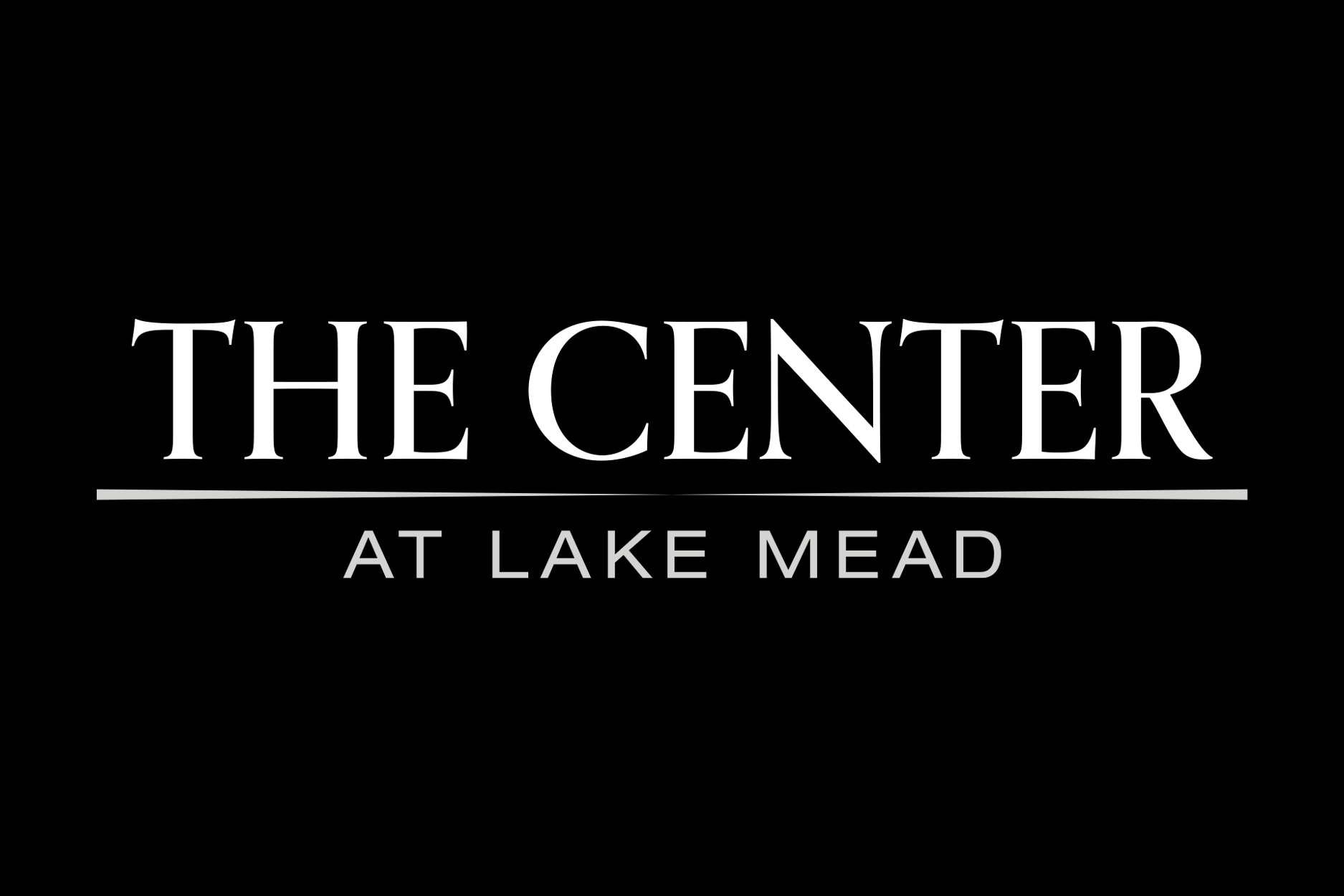 the center at lake mead logo design